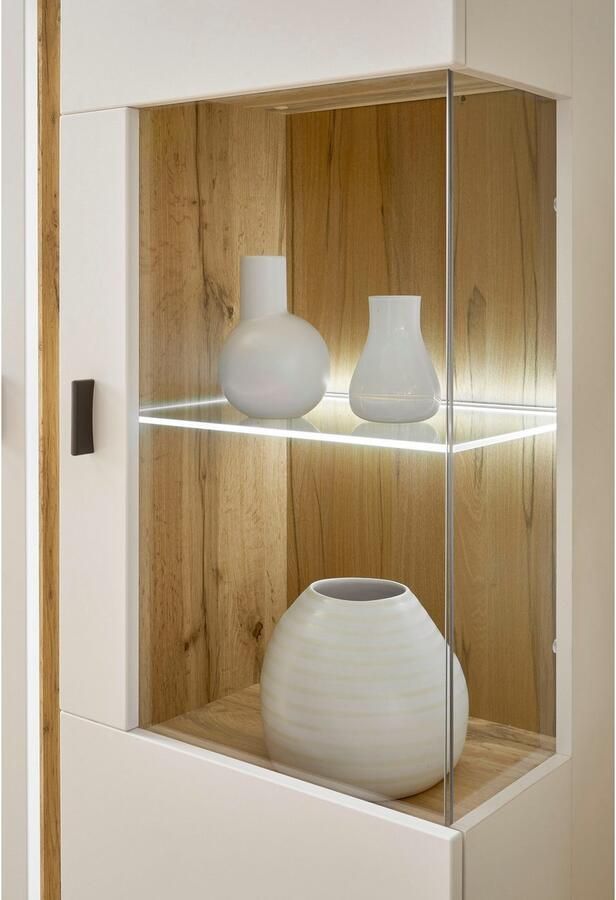 INOSIGN Wandmeubel Long Island in moderne trendkleur inclusief verticale verlichting breedte 330 cm (set 4-delig) - Foto 10