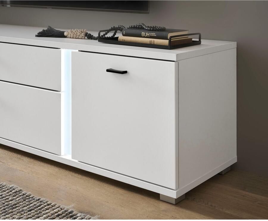 INOSIGN Wandmeubel Long Island in moderne trendkleur inclusief verticale verlichting breedte 260 cm (set 3-delig) - Foto 3