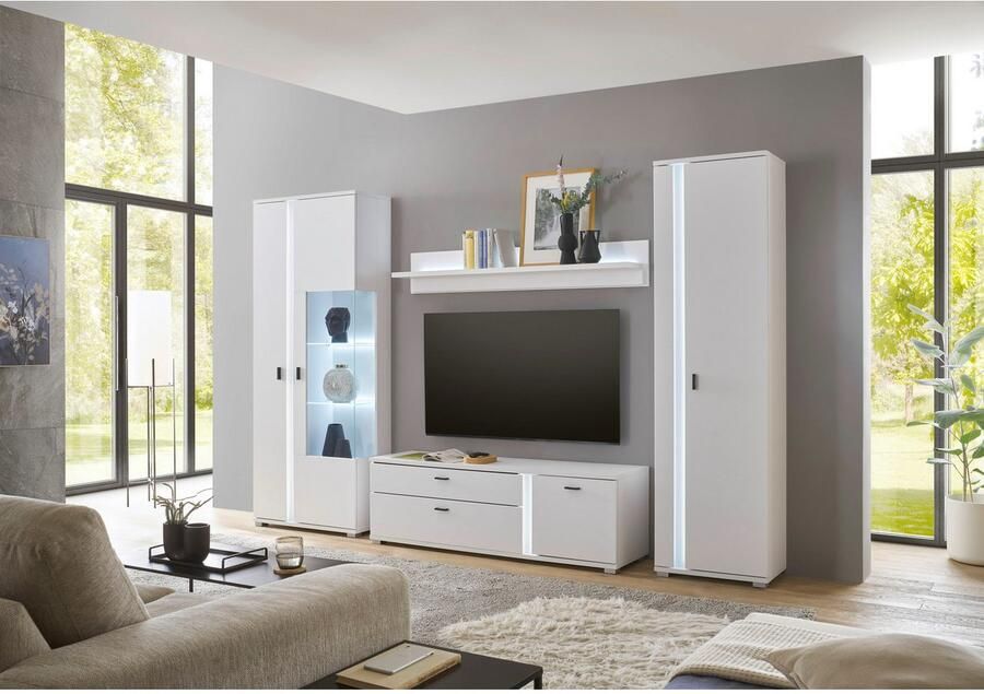 INOSIGN Tv-meubel Long Island in moderne trendkleur inclusief verticale verlichting breedte 150 cm (1 stuk) - Foto 2