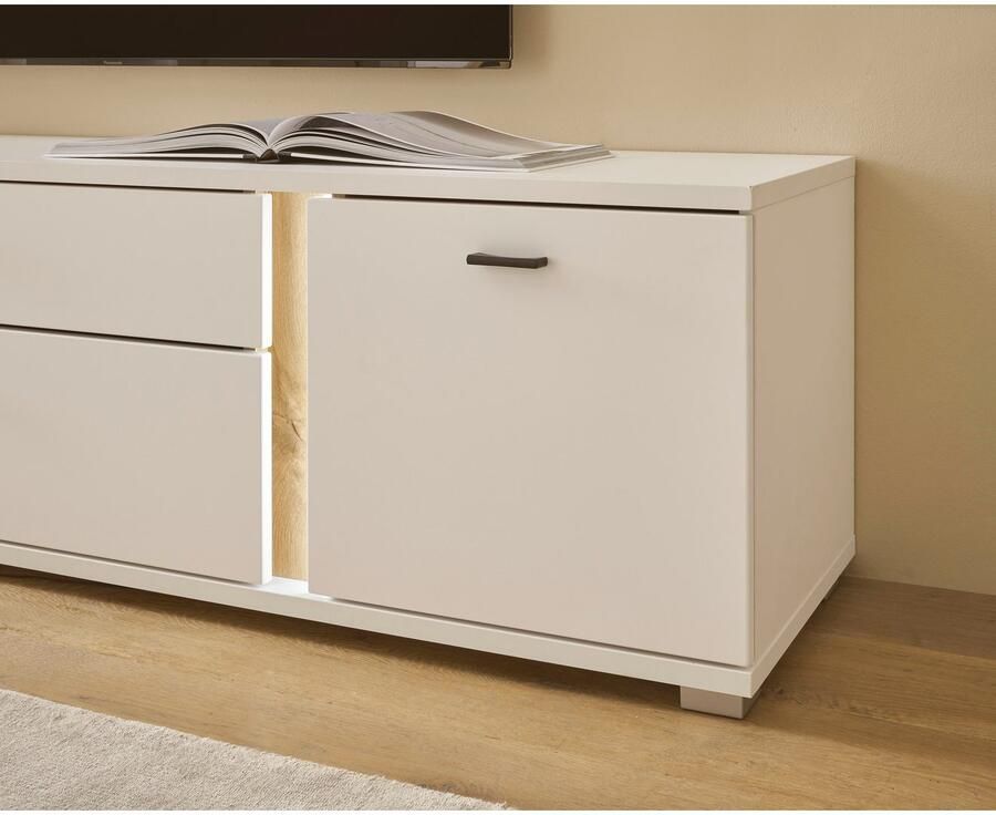 INOSIGN Wandmeubel Long Island in moderne trendkleur inclusief verticale verlichting breedte 330 cm (set 4-delig) - Foto 2