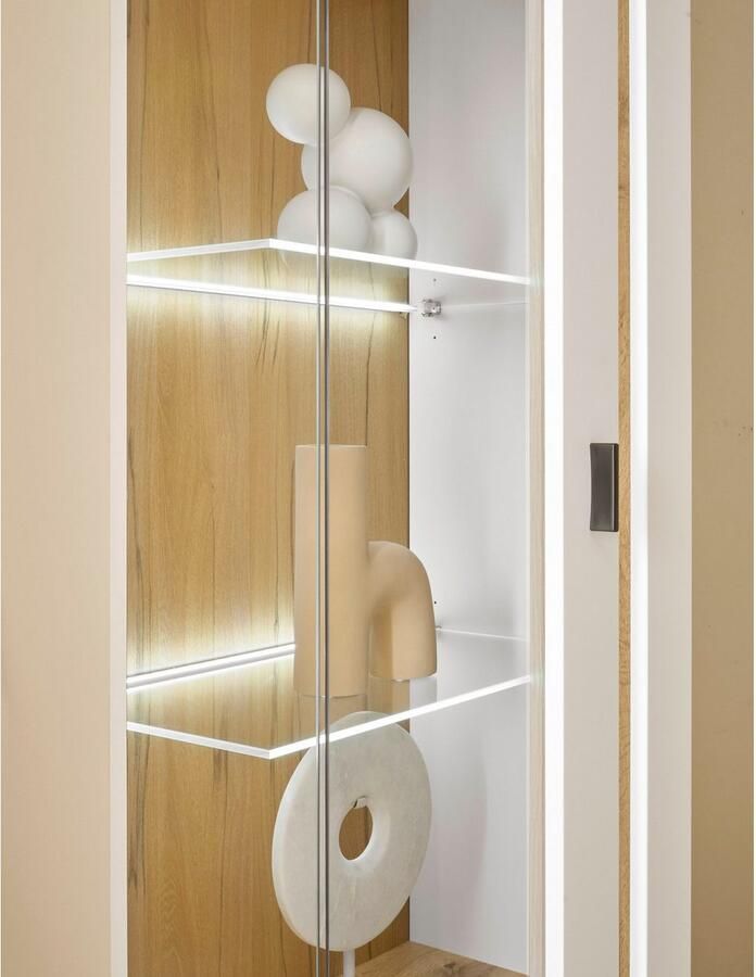 INOSIGN Wandmeubel Long Island in moderne trendkleur inclusief verticale verlichting breedte 330 cm (set 4-delig) - Foto 4