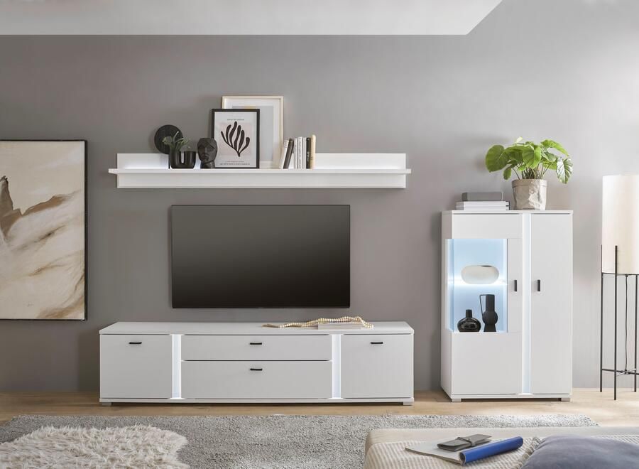 INOSIGN Wandmeubel Long Island in moderne trendkleur inclusief verticale verlichting breedte 290 cm (set 3-delig) - Foto 7