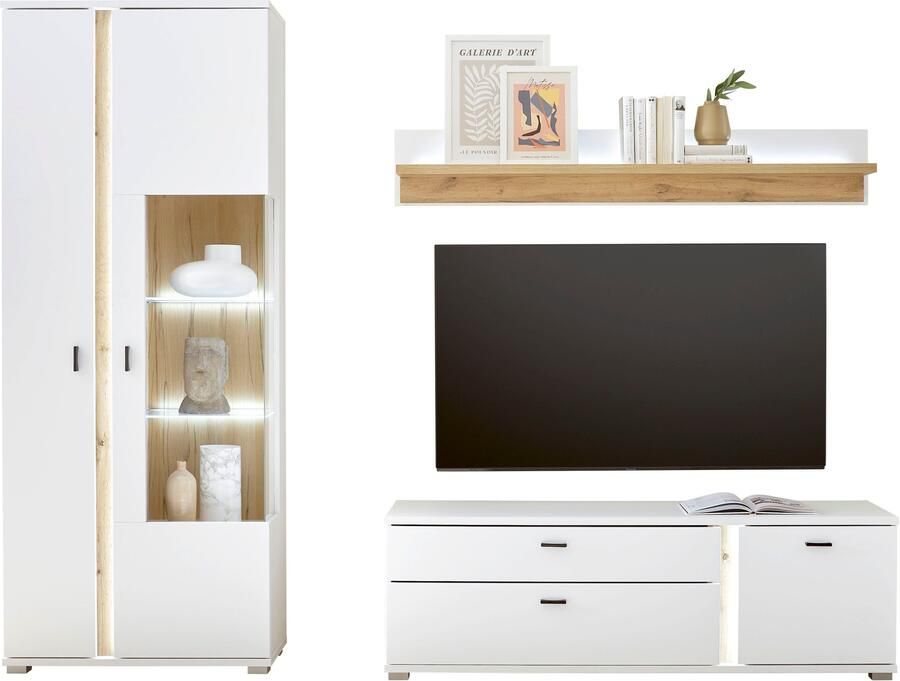 INOSIGN Wandmeubel Long Island in moderne trendkleur inclusief verticale verlichting breedte 240 cm (set 3-delig) - Foto 9