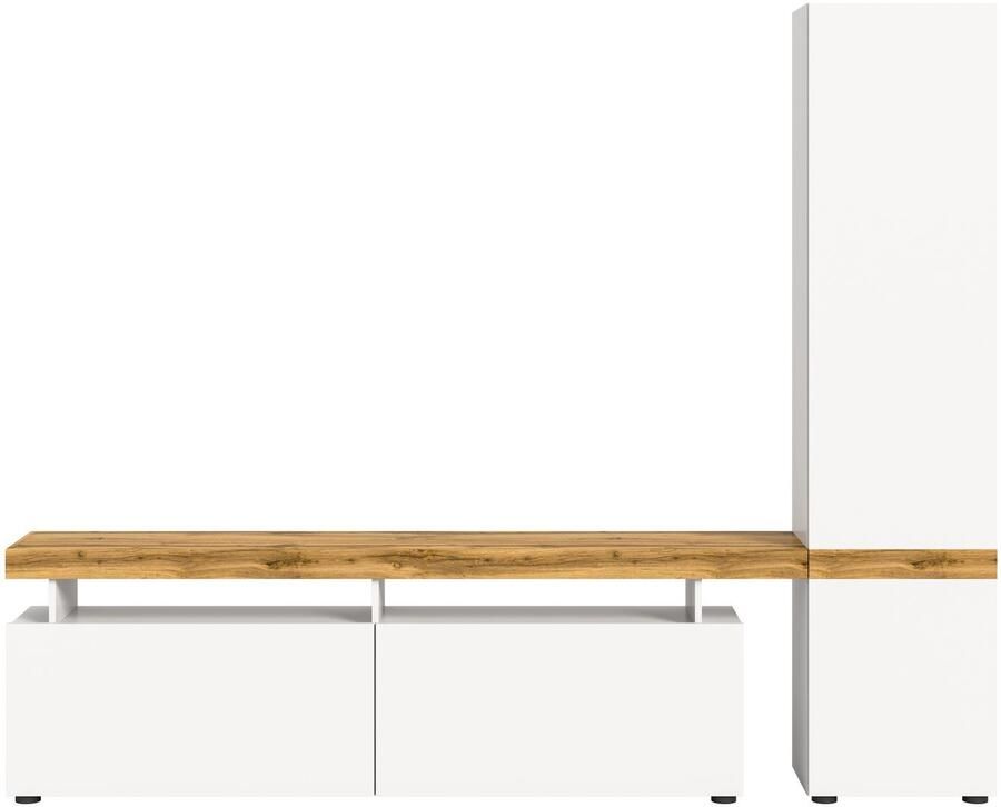 INOSIGN Wandmeubel Mambo Breedte 235 cm 2-kleurig greeploze fronten deur met push to open (2-delig) - Foto 3