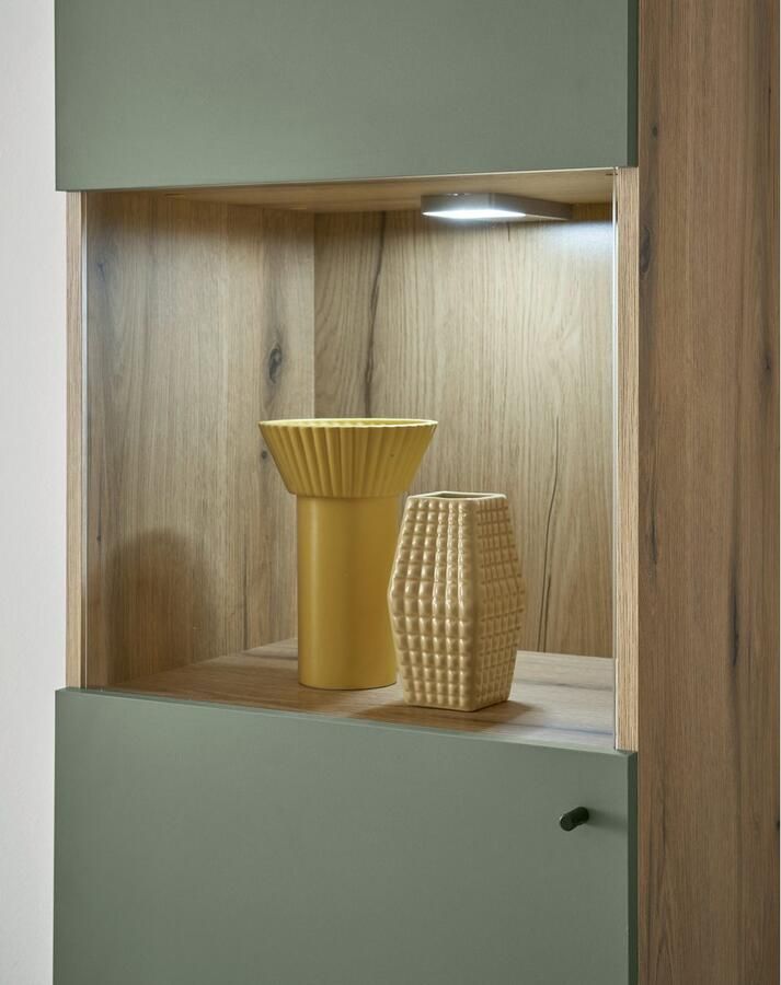 INOSIGN Wandmeubel MAVAS in moderne trendkleur handgrepen van metaal (zwart) breedte 337 cm (set 3-delig) - Foto 2