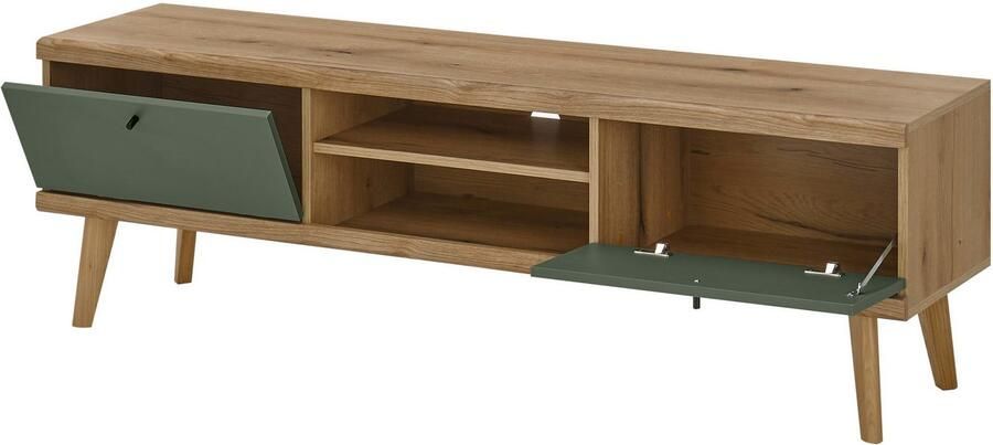 INOSIGN Wandmeubel MAVAS in moderne trendkleur handgrepen van metaal (zwart) breedte 337 cm (set 3-delig) - Foto 9