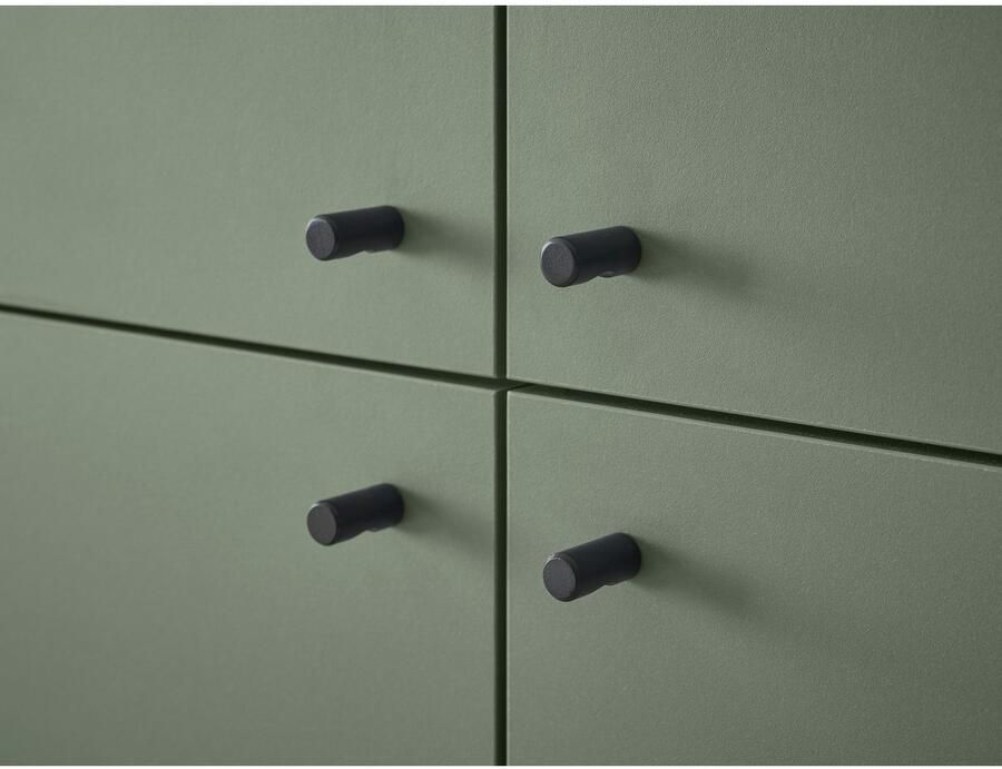 INOSIGN Wandmeubel MAVAS in moderne trendkleur handgrepen van metaal (zwart) breedte 337 cm (set 3-delig) - Foto 5