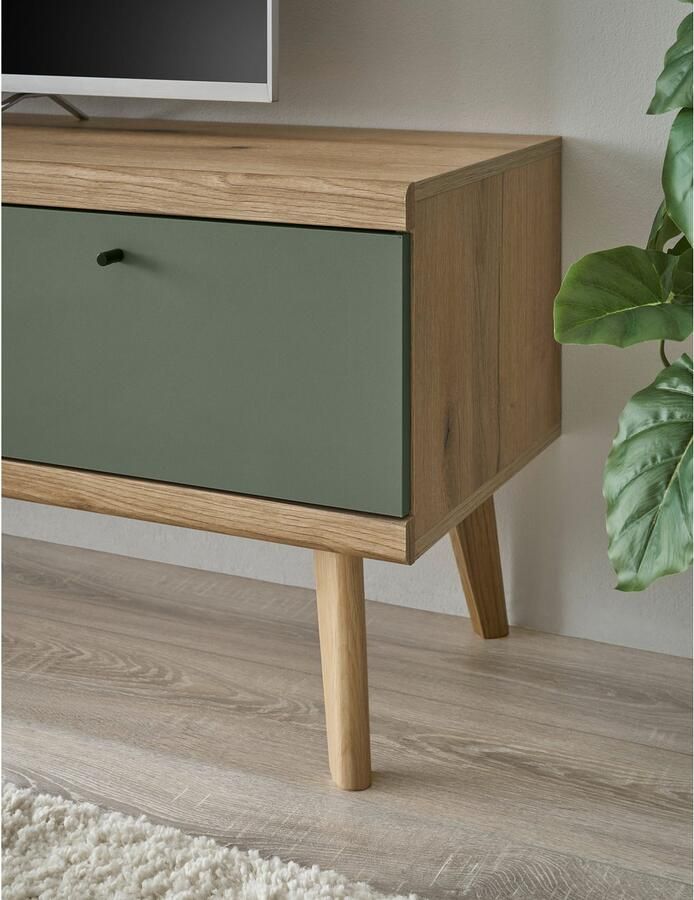 INOSIGN Wandmeubel MAVAS in moderne trendkleur handgrepen van metaal (zwart) breedte 341 cm (set 4-delig) - Foto 4