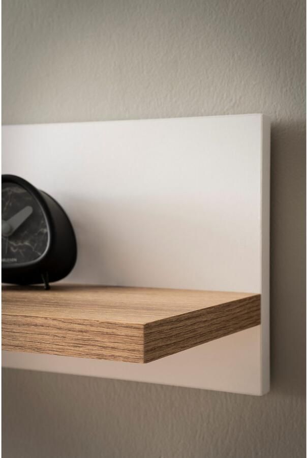 INOSIGN Wandmeubel Salerno moderne wandmeubel woonkamer-set Wit met Eik Evoke Decor (set 2-delig) - Foto 5