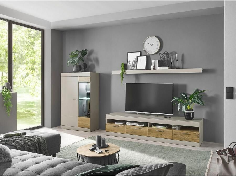 INOSIGN Wandmeubel SCARA trendy kleur met applicatie tineiken decor met soft-closefunctie (3-delig) - Foto 5