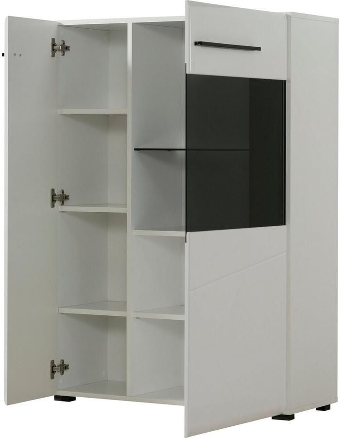 INOSIGN Wandmeubel Trentino Inclusief vitrinekast lowboard highboard en wandplank (set 4-delig)