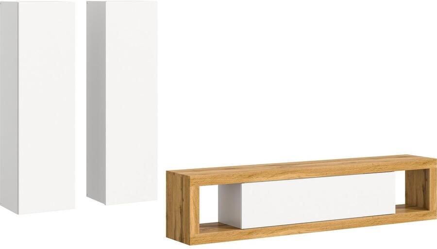 INOSIGN Wandmeubel Trinity Breedte 270 cm 1 Lowboard (staand en hangend monteerbaar)(3-delig) - Foto 5