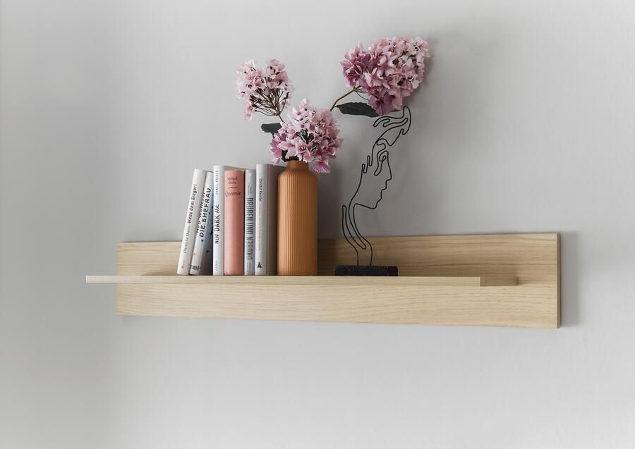 INOSIGN Wandplank Torge wandplank wandhouder hangrek decoratierek scandinavisch design opbergruimte voor kleine ruimtes breedte 107 cm (1 stuk) - Foto 4