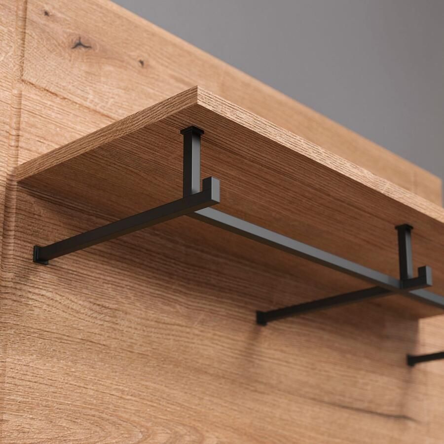 INOSIGN Wandrek Graz Afmetingen (B H D in cm): (91 70 26) kleur: wit hoogglans en eik (1 stuk) - Foto 4