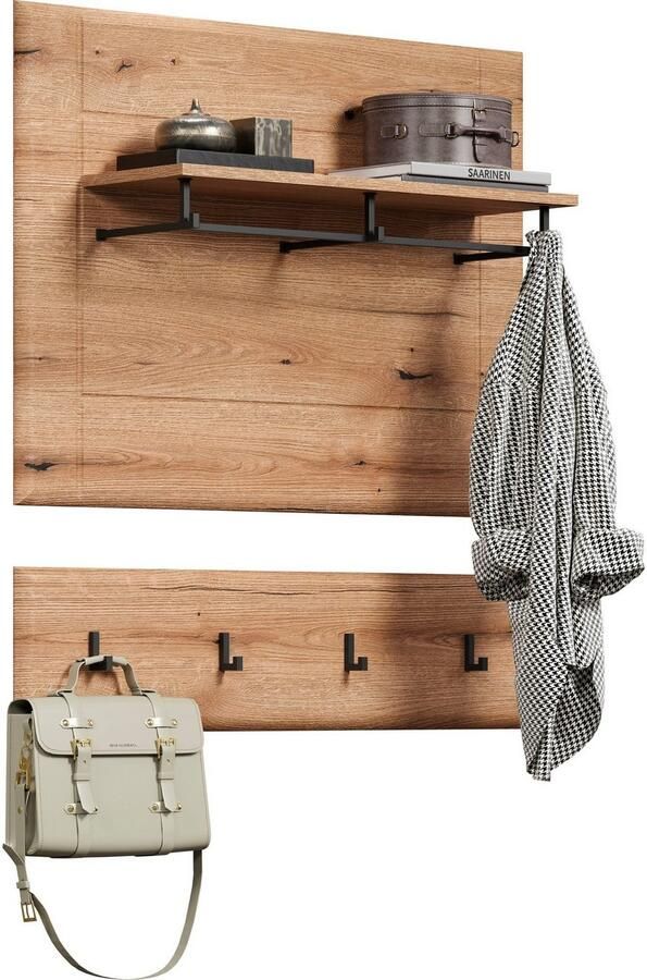 INOSIGN Wandrek Graz Afmetingen (B H D in cm): (91 70 26) kleur: wit hoogglans en eik (1 stuk) - Foto 17