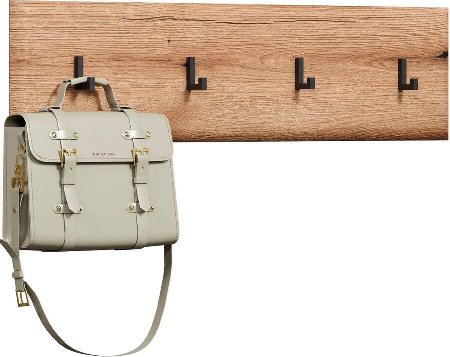 INOSIGN Wandrek Graz Afmetingen (B H D in cm): (91 70 26) kleur: wit hoogglans en eik (1 stuk) - Foto 9