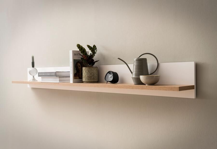 INOSIGN Wandrek Salerno moderne wandplank Wandhouder met opbergruimte 180 cm breed - Foto 8