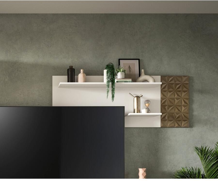 INOSIGN Wandrek Vicenza breedte 140 cm ornamentafwerking 2 legplanken - Foto 2