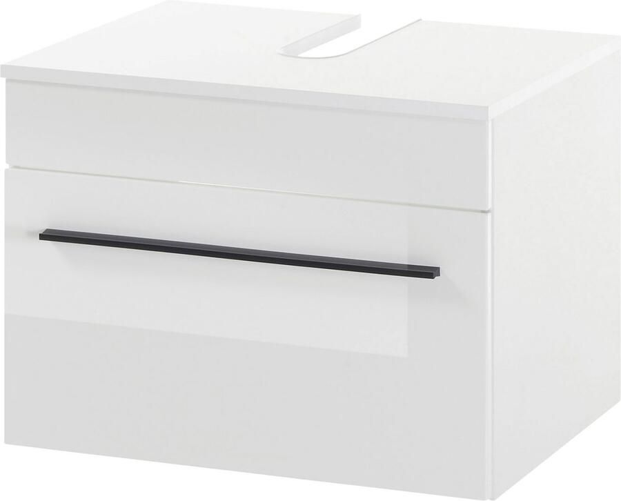 INOSIGN Wastafelonderkast Cantara badkamerkast in hoogglans wit wastafel - Foto 3