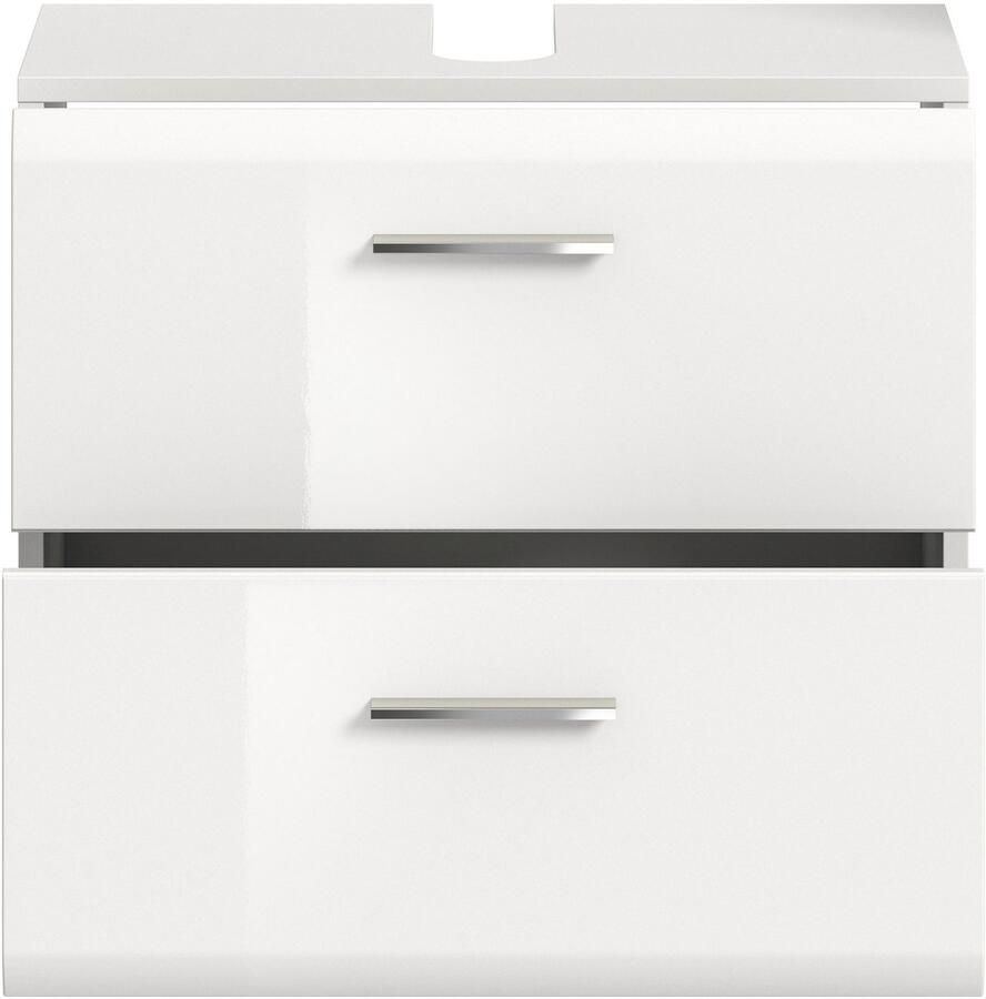 INOSIGN Wastafelonderkast FLORENZ TOPSELLER! Breedte 60 cm 2 lades incl. sifonaansluiting