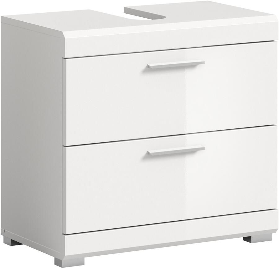 INOSIGN Wastafelonderkast Siena breedte 60 cm 2 deuren 2 vakken met sifonaansluiting MDF-front in verschillende kleuren verkrijgbaar badkamermeubels badkamerkast commode badkamer (1 stuk) - Foto 9