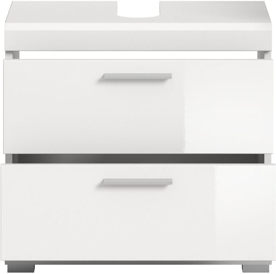 INOSIGN Wastafelonderkast Siena breedte 60 cm 2 deuren 2 vakken met sifonaansluiting MDF-front in verschillende kleuren verkrijgbaar badkamermeubels badkamerkast commode badkamer (1 stuk)