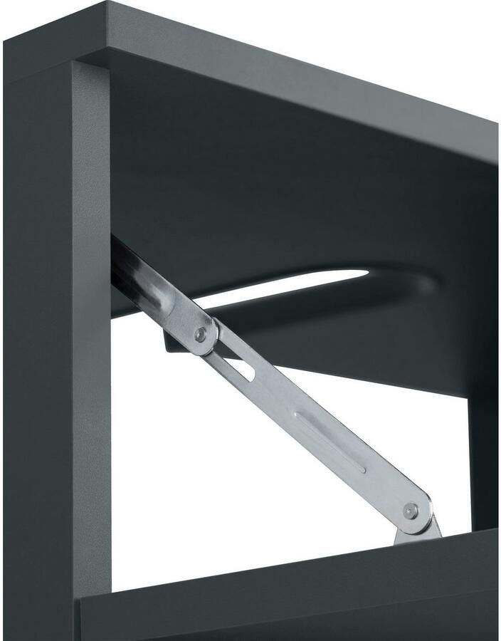 INOSIGN Wastafelonderkast Skara met klep en lade zwarte grepen breedte 60 cm hoogte 55 cm - Foto 4