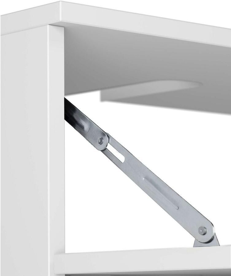 INOSIGN Wastafelonderkast Skara met klep en lade zwarte grepen breedte 60 cm hoogte 55 cm - Foto 5