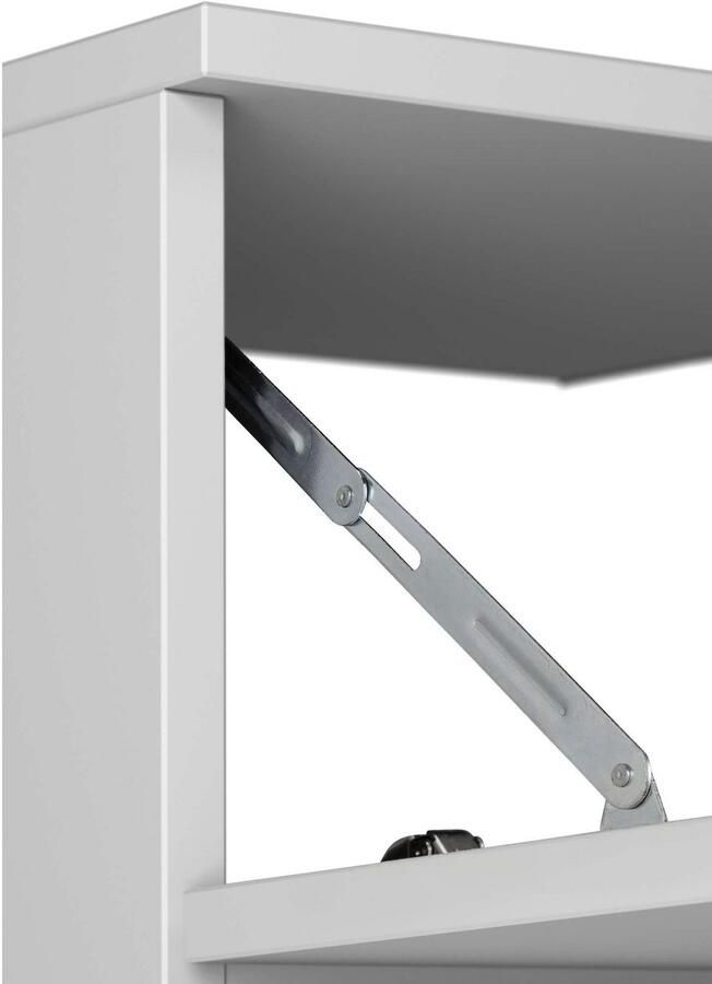 INOSIGN Wastafelonderkast Skara met klep en lade zwarte grepen breedte 80 cm hoogte 55 cm - Foto 4