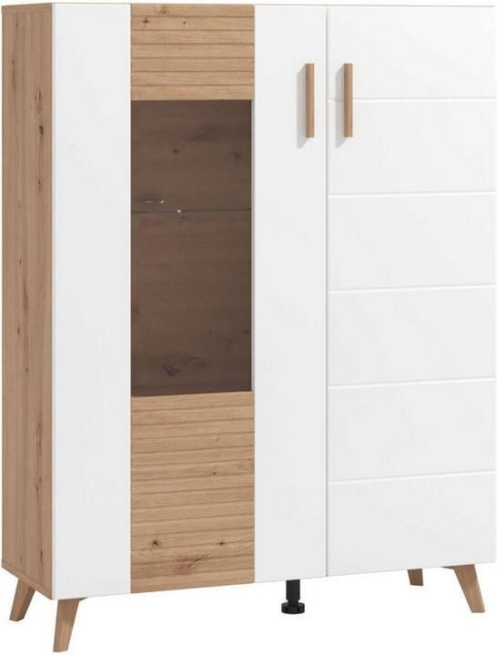 INOSIGN Woonkamerset Bretagna woonwand mediawand aanbouwwand TV-wand breedte 302 cm (complete set 4-delig) - Foto 4