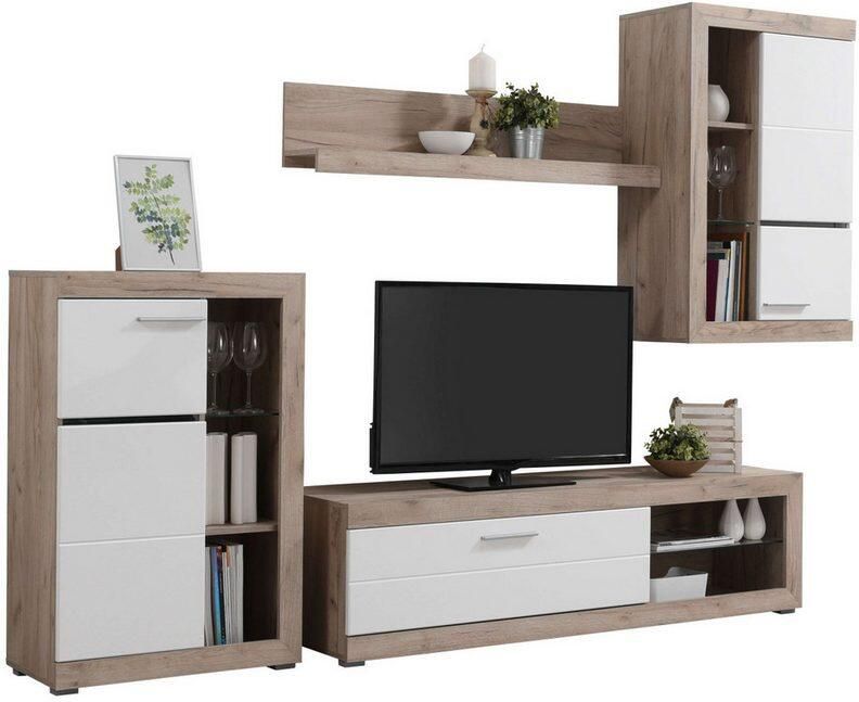 INOSIGN Woonkamerset Rosso woonwand mediawand aanbouwwand voor TV tot 60' breedte 267 cm (complete set 4-delig) - Foto 11