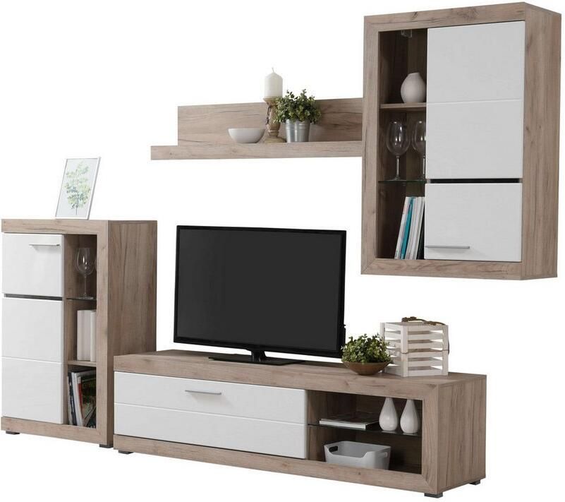 INOSIGN Woonkamerset Rosso woonwand mediawand aanbouwwand voor TV tot 60' breedte 267 cm (complete set 4-delig) - Foto 3