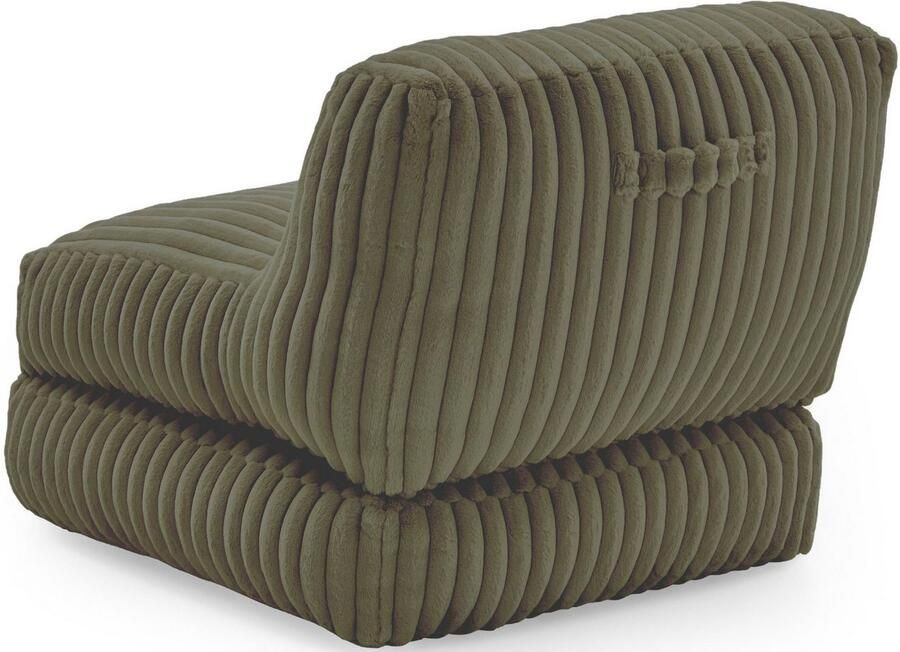 INOSIGN XXL-fauteuil Pia Loungestoel in Megacord 2 maten slaapfunctie en poef voetenbank functie - Foto 2