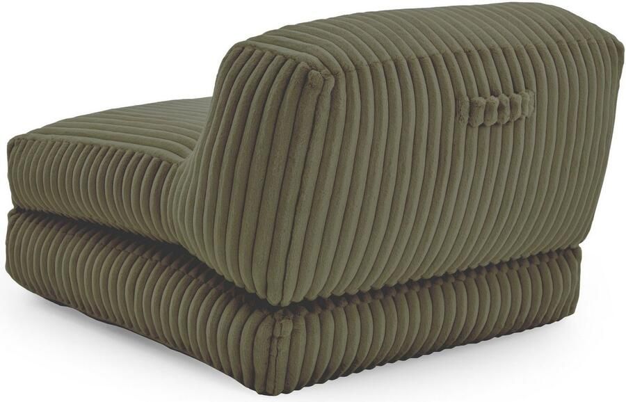 INOSIGN XXL-fauteuil Pia Loungestoel in Megacord 2 maten slaapfunctie en poef voetenbank functie - Foto 3