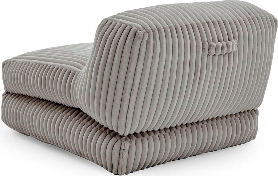 INOSIGN XXL-fauteuil Pia Loungestoel in Megacord 2 maten slaapfunctie en poef voetenbank functie - Foto 4