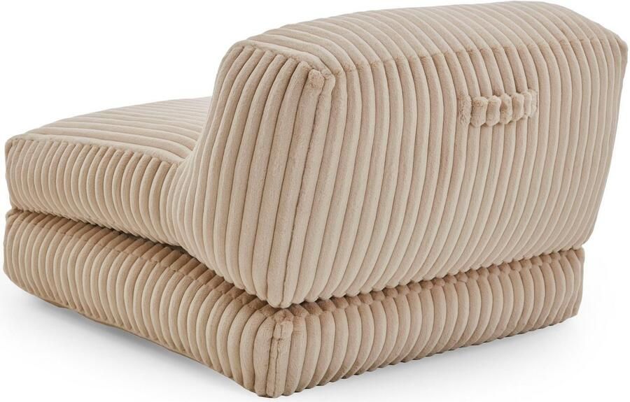 INOSIGN XXL-fauteuil Pia Loungestoel in Megacord 2 maten slaapfunctie en poef voetenbank functie - Foto 3