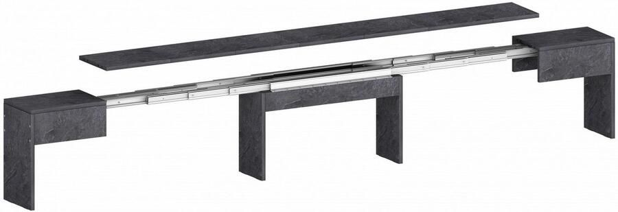 INOSIGN Zitbank Praktika Zitbank Bank met uittrekfunctie uittrekbaar van 66 naar 290 cm (1 stuk) - Foto 18