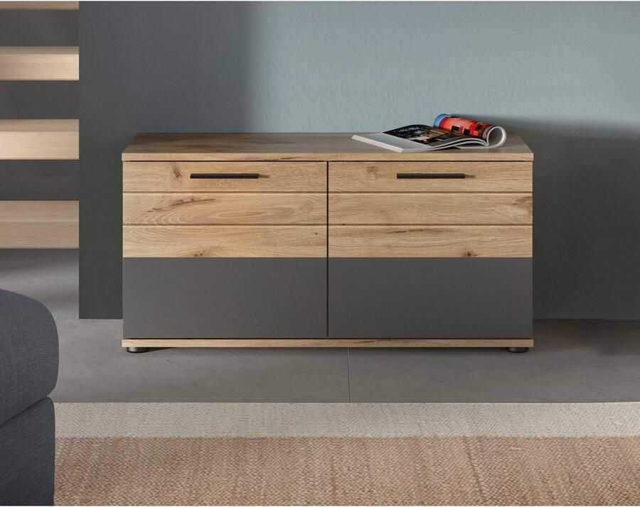 INOSIGN Zitbank Riga Breedte 90 cm 2 Deuren met Softclose 2 Planken 4 Vakken