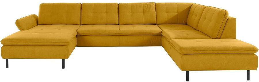 INOSIGN Zithoek Birkholm U-vorm Verstelbare armleuningen ook in Easy Clean bekleding met water te reinigen - Foto 6