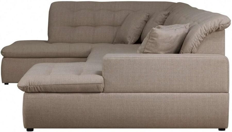 INOSIGN Zithoek BRISBANE nieuw U-model met verfijnd gestikt patroon matte look incl. sierkussens - Foto 2