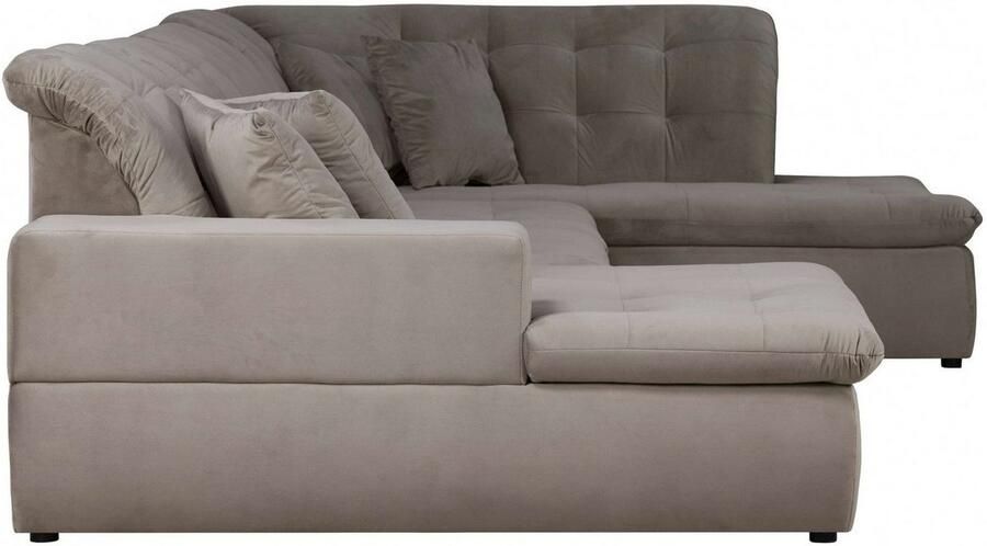 INOSIGN Zithoek BRISBANE nieuw U-model met verfijnd gestikt patroon matte look incl. sierkussens - Foto 2