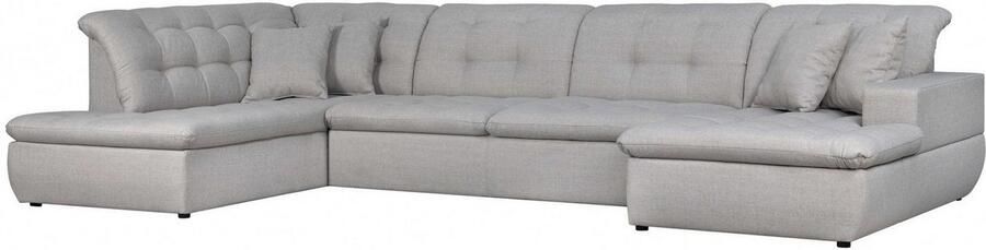 INOSIGN Zithoek BRISBANE nieuw U-model met verfijnd gestikt patroon matte look incl. sierkussens - Foto 5