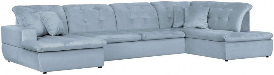 INOSIGN Zithoek BRISBANE nieuw U-model met verfijnd gestikt patroon matte look incl. sierkussens - Foto 5