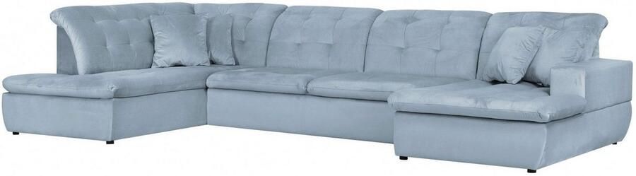 INOSIGN Zithoek BRISBANE nieuw U-model met verfijnd gestikt patroon matte look incl. sierkussens - Foto 5