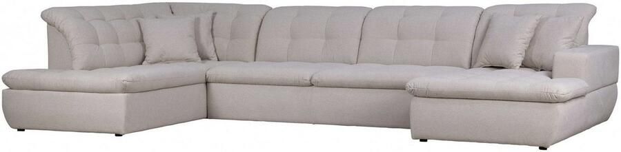 INOSIGN Zithoek BRISBANE nieuw U-model met verfijnd gestikt patroon matte look incl. sierkussens - Foto 6