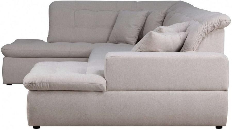 INOSIGN Zithoek BRISBANE nieuw U-model met verfijnd gestikt patroon matte look incl. sierkussens - Foto 2