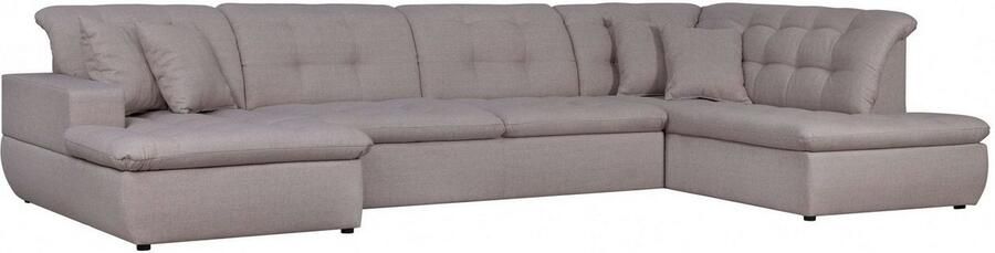 INOSIGN Zithoek BRISBANE nieuw U-model met verfijnd gestikt patroon matte look incl. sierkussens - Foto 5