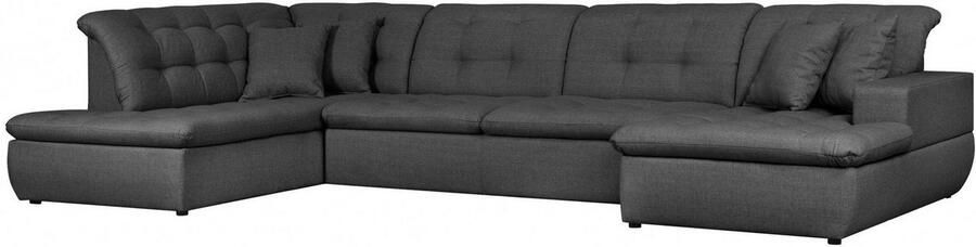 INOSIGN Zithoek BRISBANE nieuw U-model met verfijnd gestikt patroon matte look incl. sierkussens - Foto 5