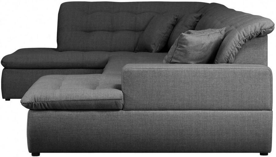 INOSIGN Zithoek BRISBANE nieuw U-model met verfijnd gestikt patroon matte look incl. sierkussens - Foto 3