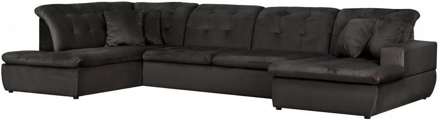 INOSIGN Zithoek BRISBANE nieuw U-model met verfijnd gestikt patroon matte look incl. sierkussens - Foto 5